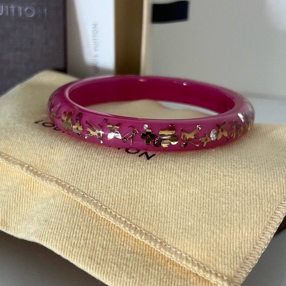 ๐ฅ๐ฅ Louis Vuitton resin and crystal bangle bracelet - Picture 2 of 4